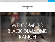 Tablet Screenshot of blackdiamondranch.org
